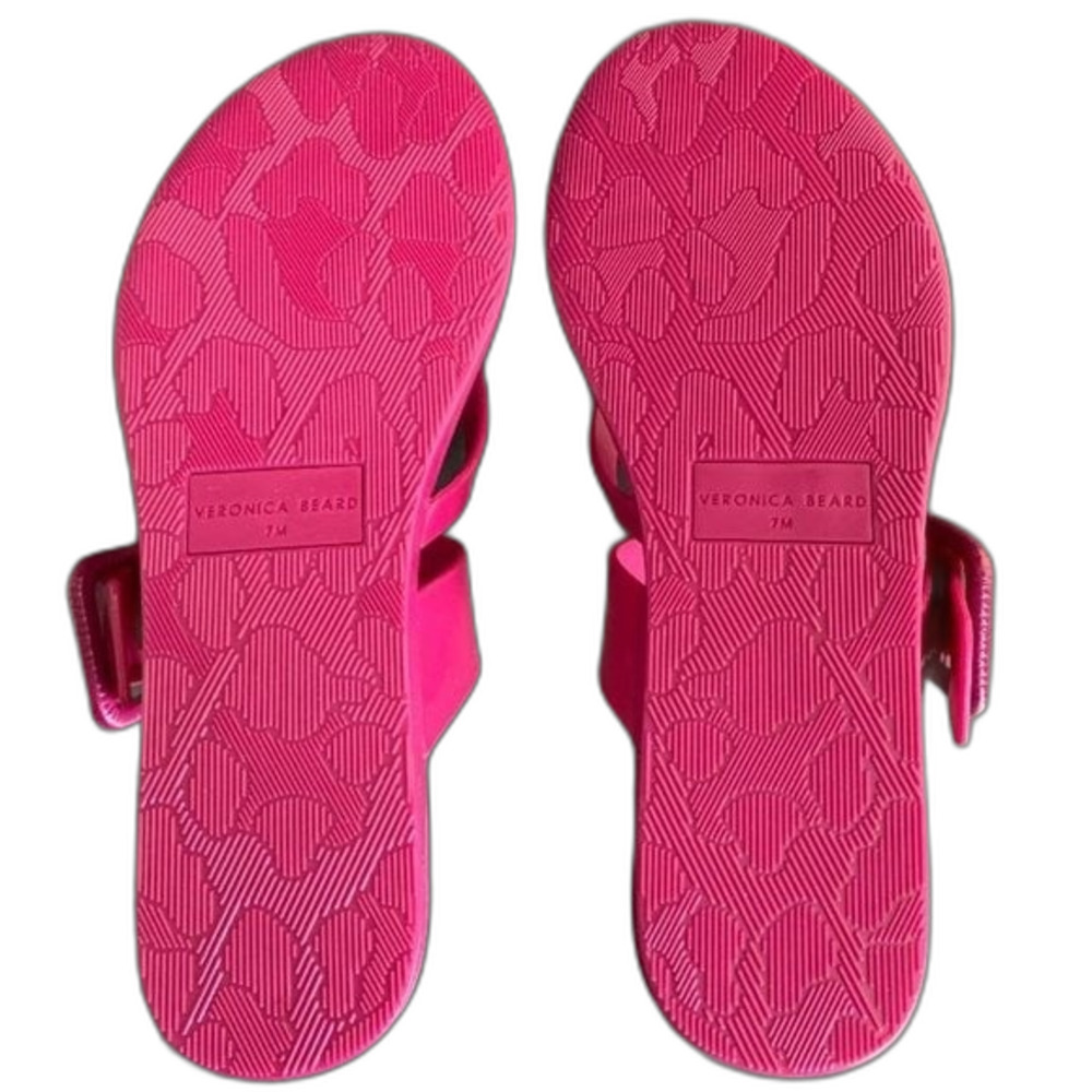 CLOSEOUT SALE MAKE AN OFFER-NWT Veronica Beard Salva jelly sandal - pink size 7M - Picture 6 of 7